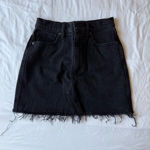 Abercrombie & Fitch Black Denim Skirt